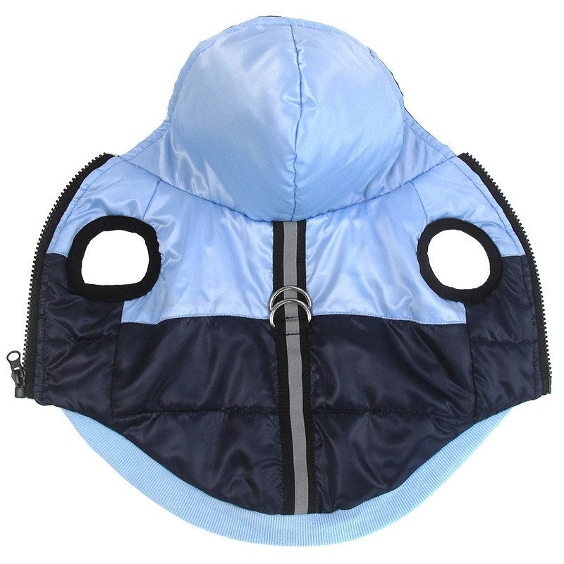 Pet hooded warm cotton coat