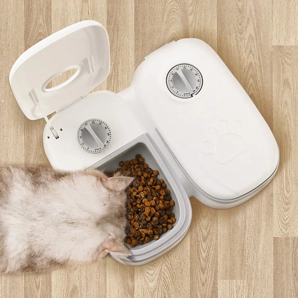 Automatic Pet Feeder Smart Food Dispenser For Cats Dogs Timer Stainless Steel Bowl Auto Dog Cat Pet Feeding Pets Supplies My Store