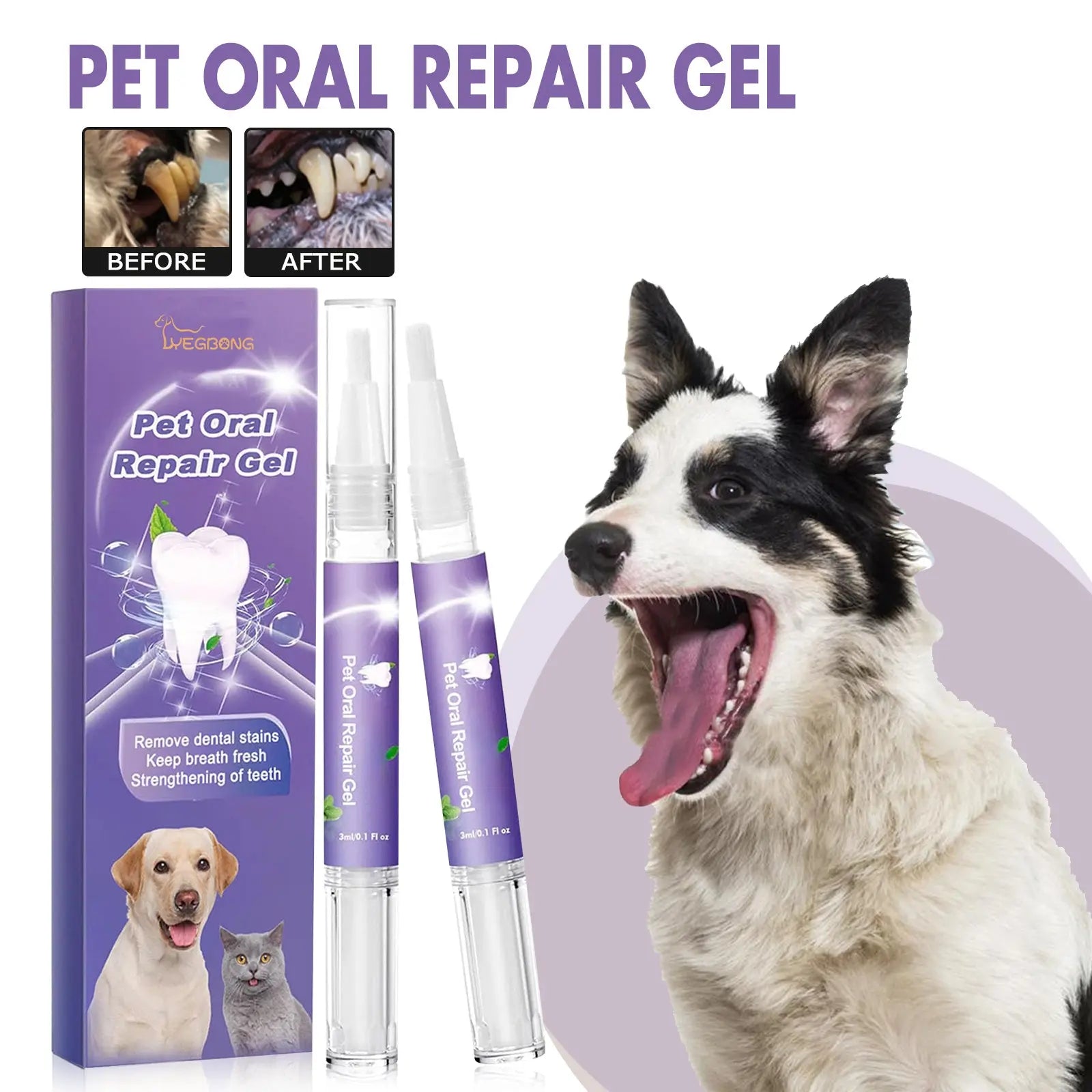 Pet Oral Repair Gel Care Cleaner My Store