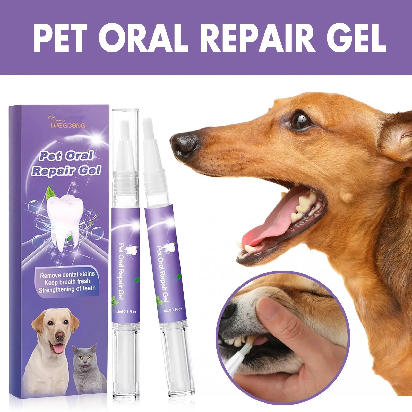 Pet Oral Repair Gel Care Cleaner My Store